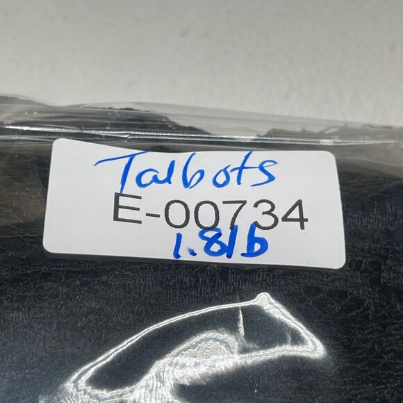 Talbots Dress Womens 10 Black Ponte 3/4 Sleeve Top Pleated Lace Skirt - Picture 14 of 15